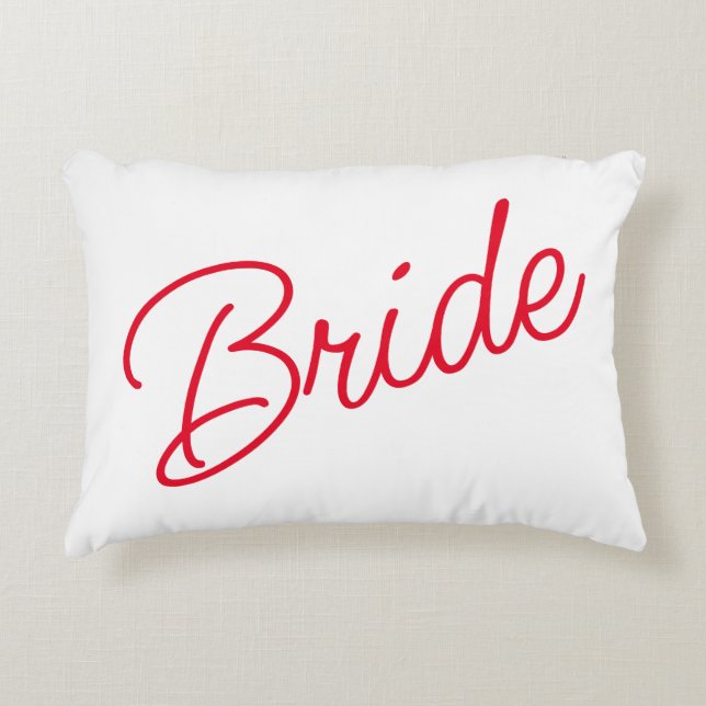 Bride Accent Pillow Dekokissen (Vorderseite)