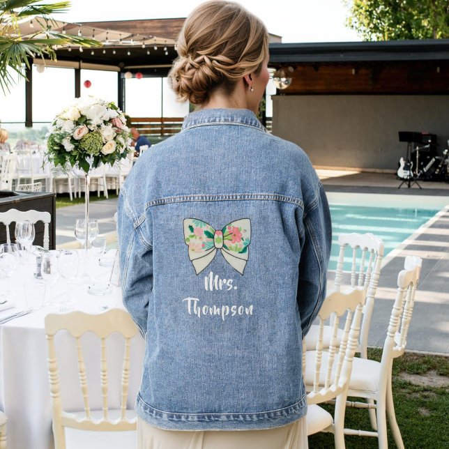 Bride and bridesmaids jackets / personalized  jeansjacke (Von Creator hochgeladen)