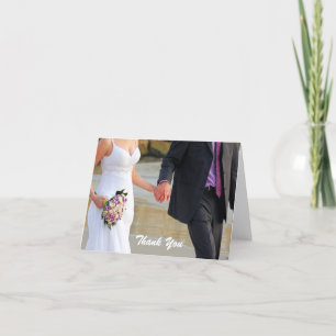 Bride and Groom Wedding Thank You Card Dankeskarte