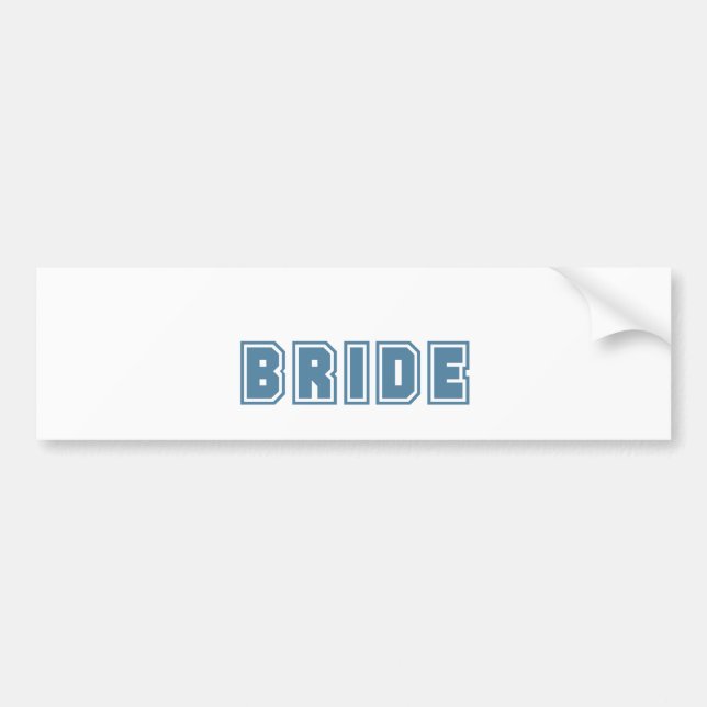Bride Autoaufkleber (Vorne)