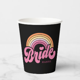 Bride Babe Individuelle Name Paper Cup Pappbecher