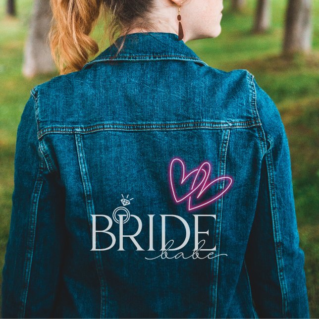 Bride Babe niedliche Frauenkollegen Jeansjacke (Von Creator hochgeladen)