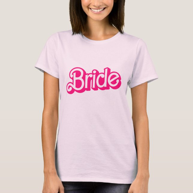 Bride Babe Tribe T - Shirt Bachelorette Retro T-Sh (Vorderseite)