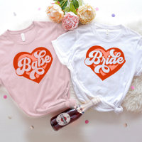 Bride Babe Tribe T - Shirt Bachelorette Retro T-Sh