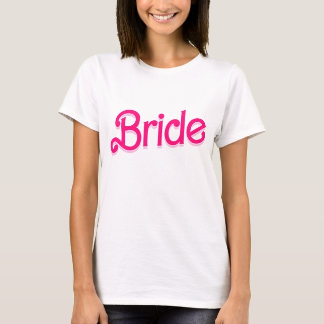 Bride Babe Tribe T - Shirt Bachelorette Retro T-Sh (Vorderseite)