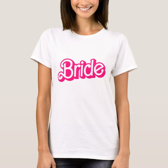 Bride Babe Tribe T - Shirt Bachelorette Retro T-Sh (Vorderseite)