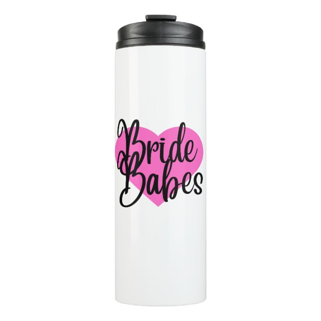 Bride Babes Herz Thermal Tumbler Thermosbecher (Vorderseite)