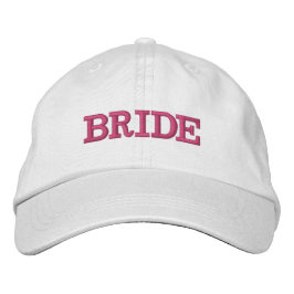 BRIDE BACHELORETTE BASEBALL HAT BESTICKTE BASEBALLKAPPE