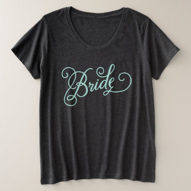 Bride Bachelorette Brautparty Wedding T - Shirt (Design vorne)