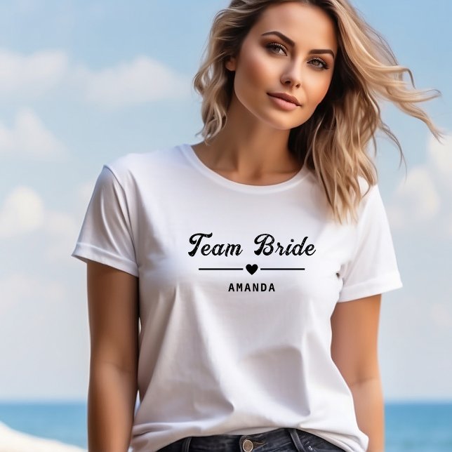 Bride Bachelorette Custom Group T - Shirt (Von Creator hochgeladen)