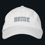 Bride Baseball Cap, modernes Design Bestickte Baseballkappe<br><div class="desc">Bride Baseball Cap,  modernes Design</div>
