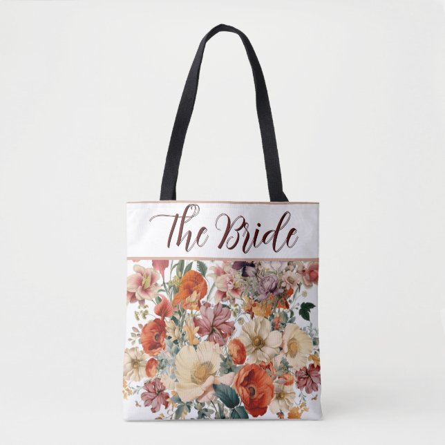 Bride Beautiful Elegante Tasche (Vorderseite)