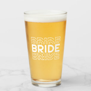 Bride Beer Glas