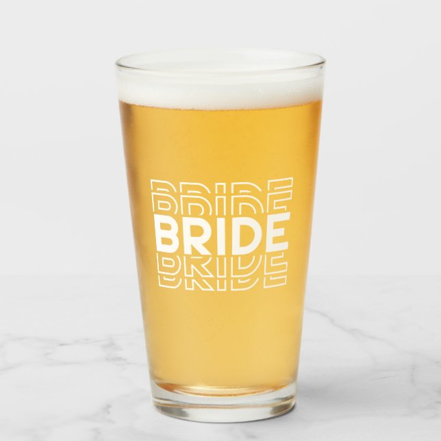 Bride Beer Glas (Vorne (Gefüllt))
