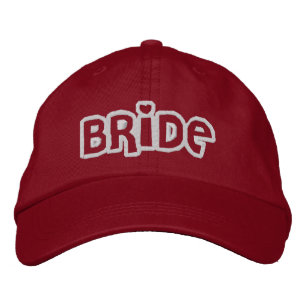 Bride Bestickte Kappe