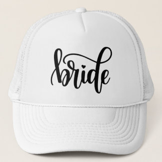 Bride Black Script Truckerkappe
