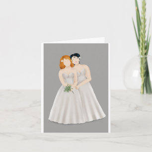 Bride & Bride Einladung