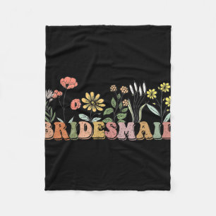 Bride Bride I Crew Wildblumen Bachelorett Fleecedecke