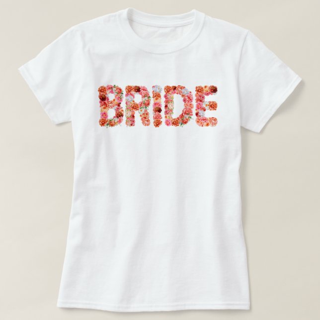 Bride Bride to Be Brautparty Junggeselinnen-Abschi T-Shirt (Design vorne)
