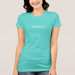 BRIDE & Bridesmaid Brautparty Tiara Party White T-Shirt