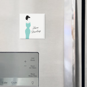 BRIDE & Bridesmaid Darling Tiara Party Personalize Magnet