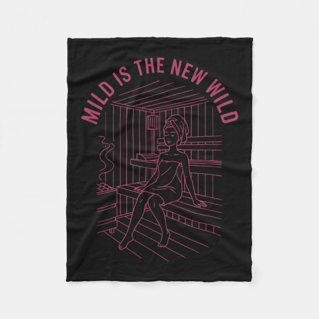 Bride Bridesmaid Wellness-Center Bachelorette Mild Fleecedecke (Vorderseite)