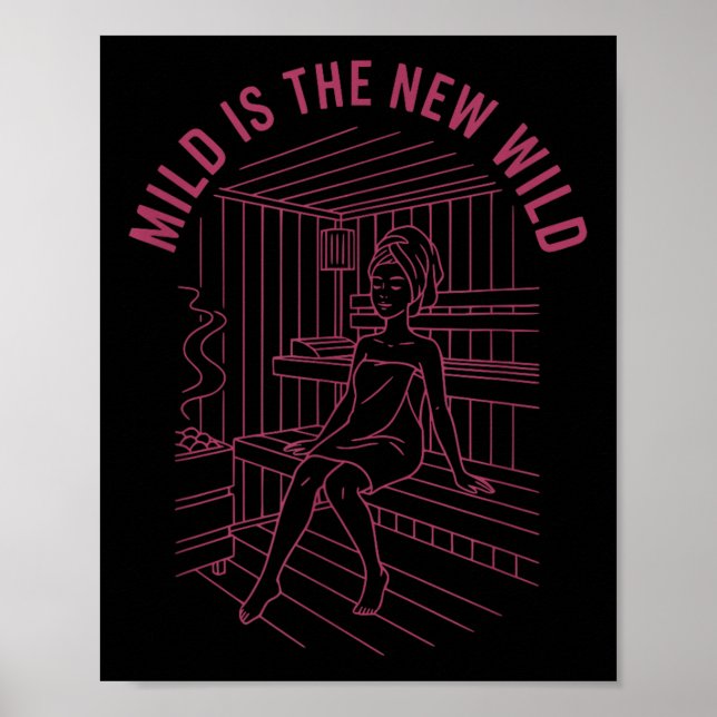 Bride Bridesmaid Wellness-Center Bachelorette Mild Poster (Vorne)