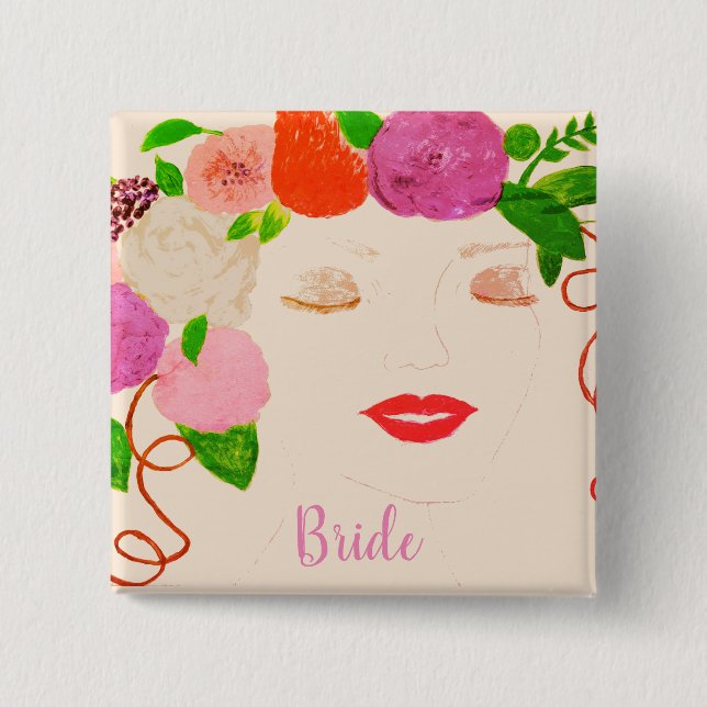 Bride Button (Vorderseite)