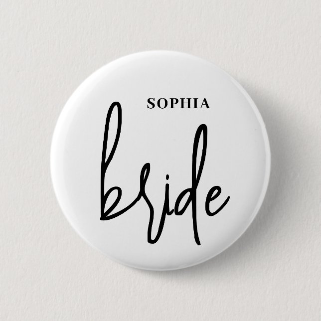 Bride Button (Vorderseite)