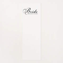 Bride Calligraphy Script Yogamatte