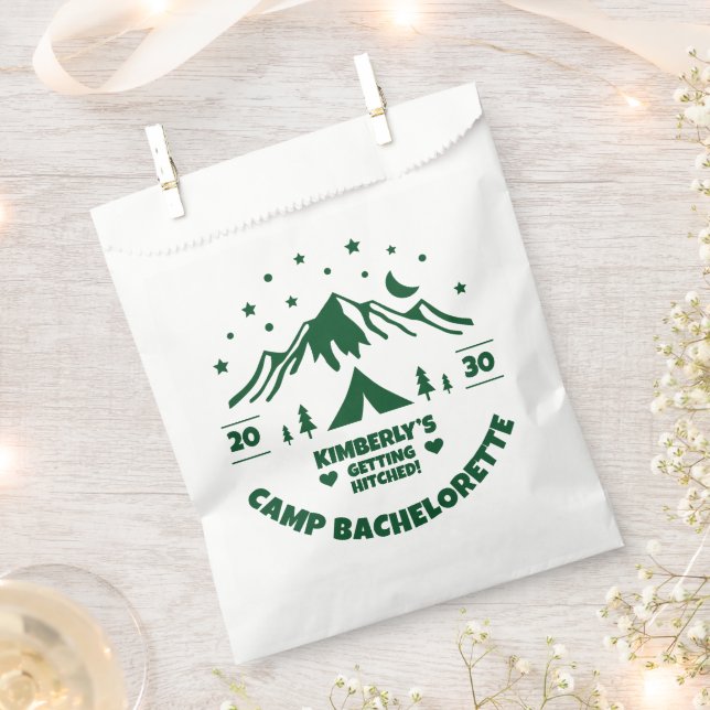 Bride Camp Junggeselinnen-Abschied Geschenktütchen (Ausgeschnitten)