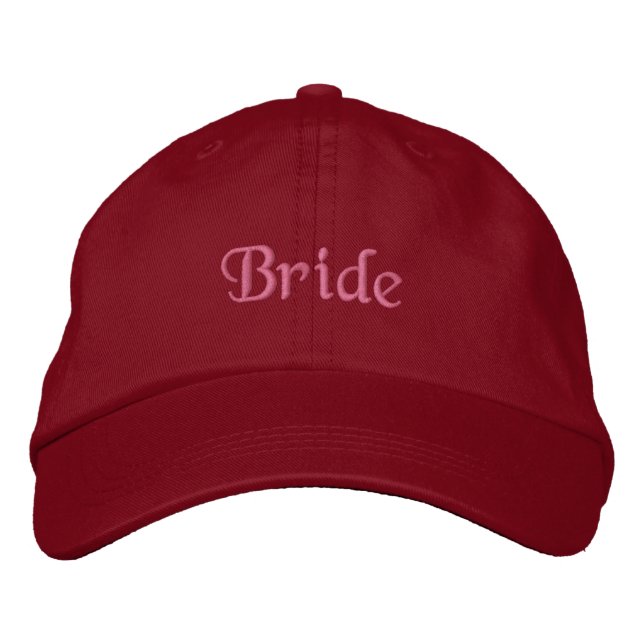 Bride Cap Bestickte Baseballkappe (Vorderseite)