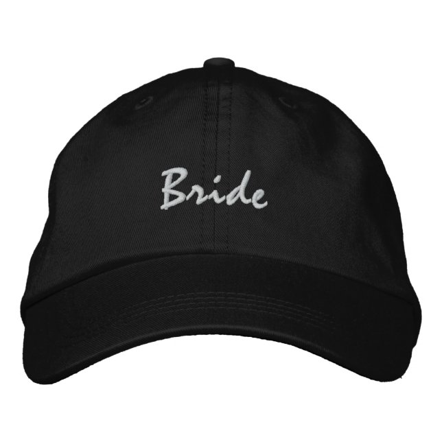 Bride Cap Bestickte Baseballkappe (Vorderseite)