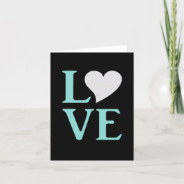 Bride Co Alles, was Sie brauchen, ist Liebe Party Karte