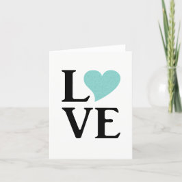 Bride Co Alles, was Sie brauchen, ist Liebe Party Karte