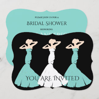BRIDE & CO Aquamarin Blue Be My Bridesmaid Brautpa Einladung