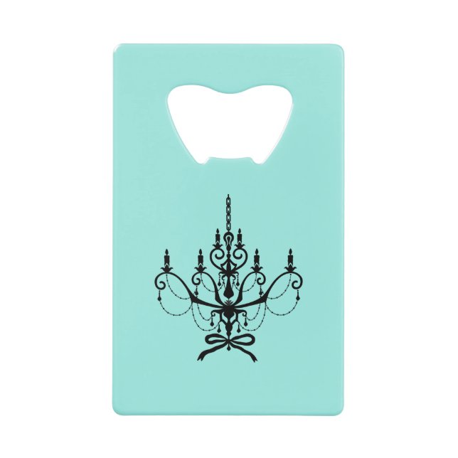 Bride & Co. Bridal Shower Turquoise Geldbeutel Flaschenöffner (Vorderseite)