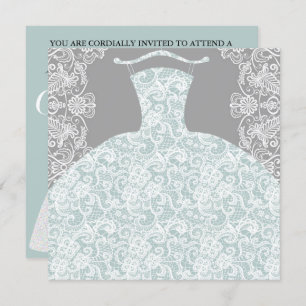 BRIDE CO Etwas Blau kommt hier das Bride-Party Einladung