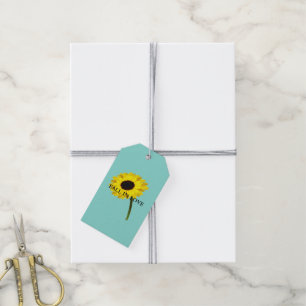 BRIDE & CO Herbstbride Sonnenblumen Party Geschenk Geschenkanhänger