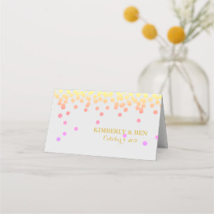 BRIDE & CO Ipanema Flamingo Polka Dot Party Table Platzkarte