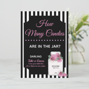 BRIDE Couture Theme Party Wie viele Kisses Game