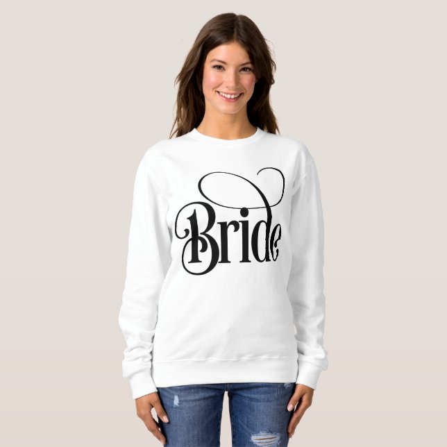 Bride (Design 3) Sweatshirt (Vorne ganz)