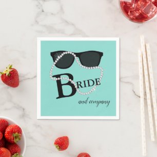 BRIDE Diamond Glam & Bling Tiara Party Dusche Serviette