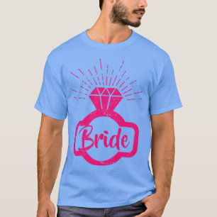 Bride Diamond Ring Ping gestörte Vintage Geschenke T-Shirt