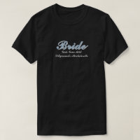 Bride Dusty Blue Bachelorette Wedding Party