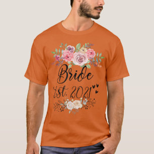 Bride Est 2022 Wedding Junggeselinnen-Abschied T - T-Shirt