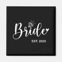 Bride Est. 2025 Bridal Wedding Matching Geschenke