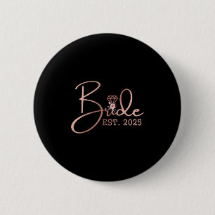 Bride Est 2025 Mrs. Junggeselinnen-Abschied Weddin Button