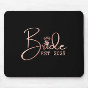 Bride Est 2025 Mrs. Junggeselinnen-Abschied Weddin Mousepad