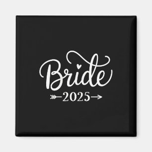 Bride Est 2025 Verheiratet Wedding Brautparty Bach Magnet